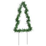 Décoration lumineuse arbre de Noël piquets 3 pcs 50 LED 30 cm – Image 3