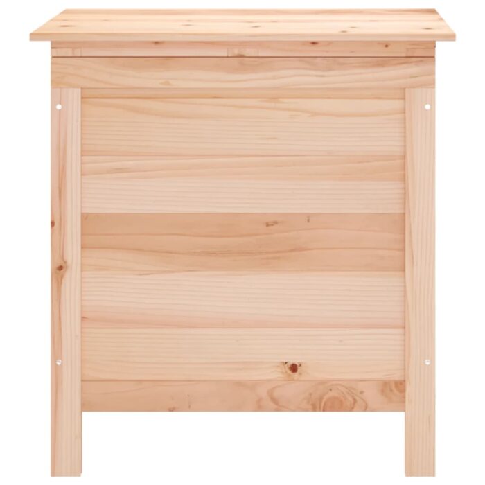 Boîte de rangement de jardin 50x49x56,5 cm bois massif de sapin – Image 2