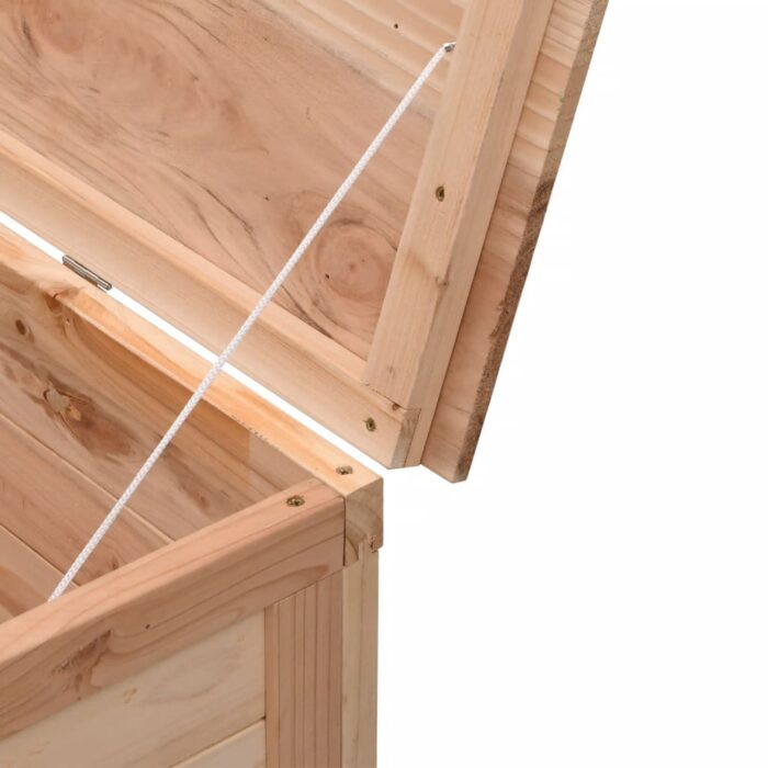 Boîte de rangement de jardin 50x49x56,5 cm bois massif de sapin – Image 5