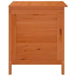 Boîte de rangement jardin marron 50x49x56,5cm bois massif sapin – Image 3