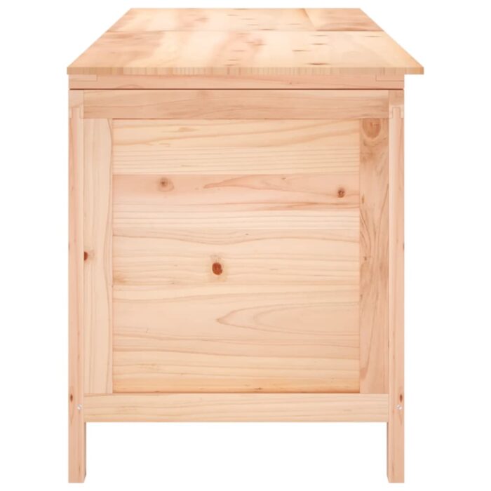 Boîte de rangement de jardin 150x50x56,5 cm bois massif sapin – Image 3