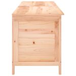 Boîte de rangement de jardin 198,5x50x56,5 cm bois massif sapin – Image 3