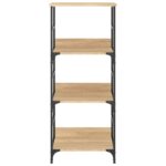 Bibliothèque chêne sonoma 50x33x117,5 cm bois d'ingénierie – Image 2