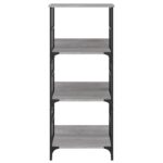 Bibliothèque sonoma gris 50x33x117,5 cm bois d'ingénierie – Image 2