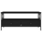 Table basse noir 100x51x45 cm bois d'ingénierie – Image 4