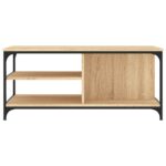 Table basse Chêne sonoma 100x50x45 cm Bois d'ingénierie – Image 2