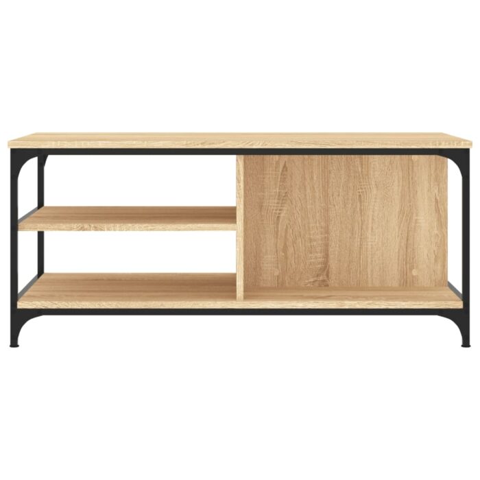 Table basse Chêne sonoma 100x50x45 cm Bois d'ingénierie – Image 2