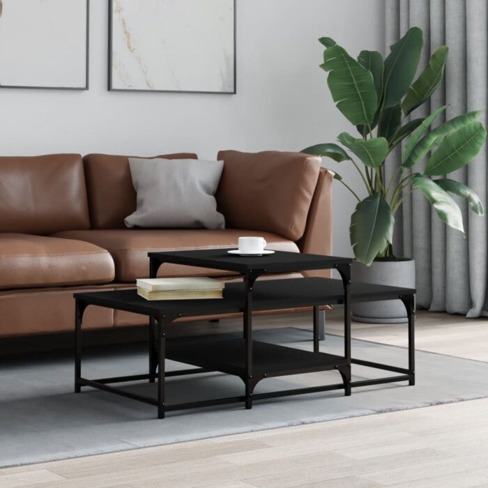 VXL8721012124752_m_en_hd_1.jpg Table basse noir 102x60x45 cm bois d'ingénierie – Image 1
