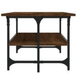 Table basse Chêne marron 100x50x40 cm Bois d'ingénierie – Image 3