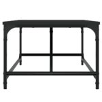 Table basse Noir 100x50x35 cm Bois d'ingénierie – Image 3