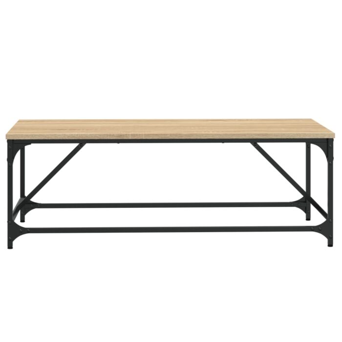 Table basse Chêne sonoma 100x50x35 cm Bois d'ingénierie – Image 2