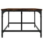 Table basse Chêne fumé 100x50x35 cm Bois d'ingénierie – Image 3