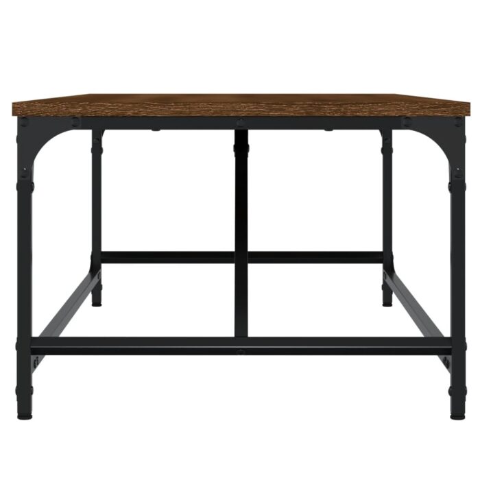 Table basse Chêne marron 100x50x35 cm Bois d'ingénierie – Image 3
