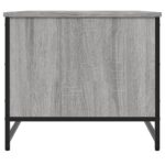 Table basse sonoma gris 85,5x51x45 cm bois d'ingénierie – Image 5