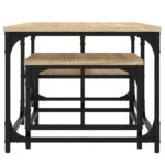 Tables basses gigognes 2 pcs chêne sonoma bois d'ingénierie – Image 3