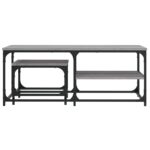 Tables basses gigognes 2 pcs sonoma gris bois d'ingénierie – Image 2
