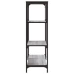 Bibliothèque sonoma gris 81x36x115cm bois d'ingénierie et acier – Image 3