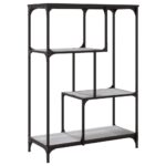 Bibliothèque sonoma gris 81x36x115cm bois d'ingénierie et acier – Image 4