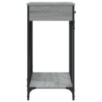 Table console sonoma gris 100x39x78,5 cm bois d'ingénierie – Image 5