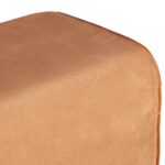 Banc de gymnastique marron 160 cm cuir véritable et toile – Image 5