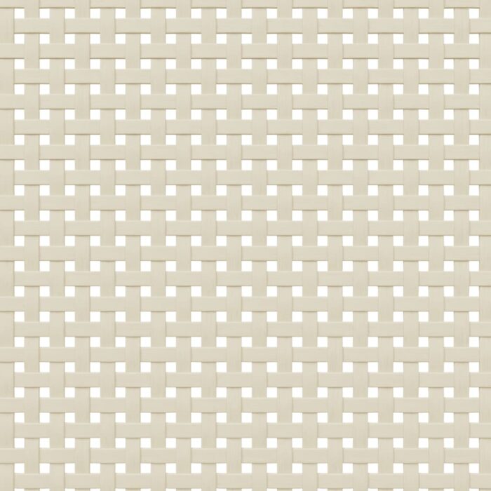 Meuble TV SENJA aspect rotin marron 106x40x49cm bois massif pin – Image 7