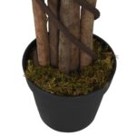 Ficus lyrata artificiel 96 feuilles 80 cm vert – Image 3