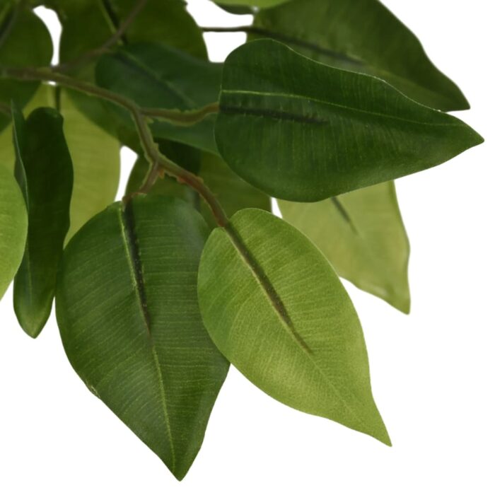 Ficus artificiel 378 feuilles 80 cm vert – Image 2