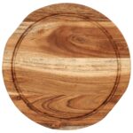 Planche à découper Ø25x2,5 cm bois d'acacia massif – Image 3