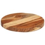 Planche à découper Ø25x2,5 cm bois d'acacia massif – Image 4