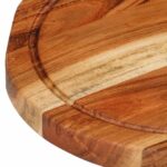 Planche à découper Ø25x2,5 cm bois d'acacia massif – Image 5
