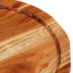 Planche à découper Ø25x2,5 cm bois d'acacia massif – Image 6