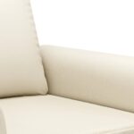 Fauteuil Crème 60 cm Similicuir – Image 4