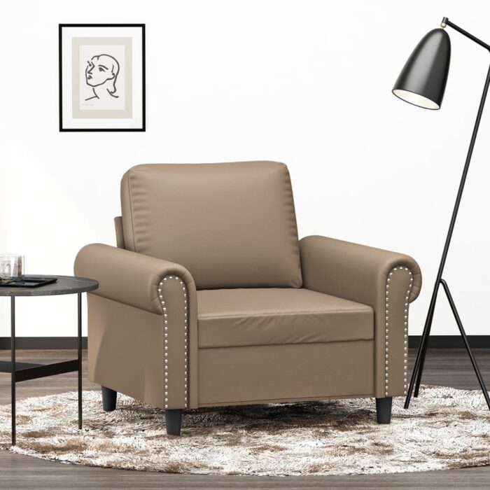 Fauteuil Cappuccino 60 cm Similicuir – Image 1