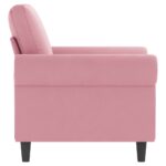 Fauteuil Rose 60 cm Velours – Image 2