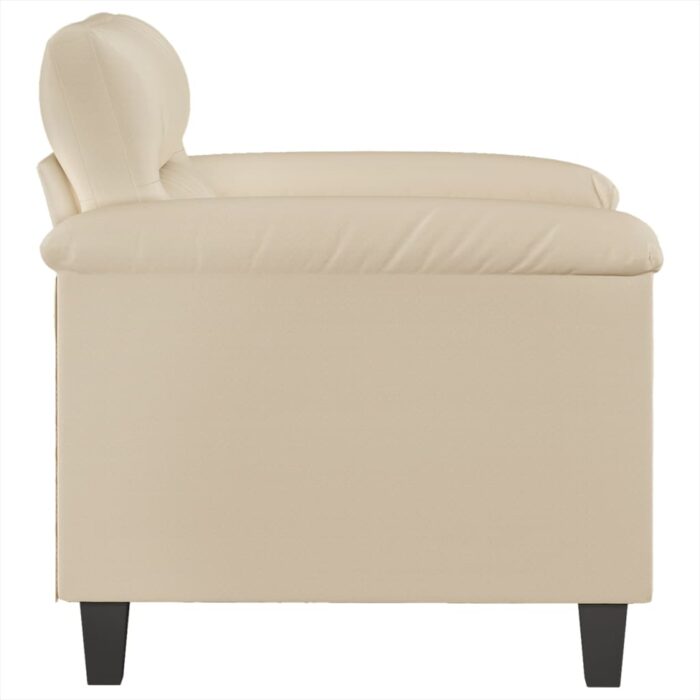 Chaise de canapé crème 60 cm tissu microfibre – Image 2