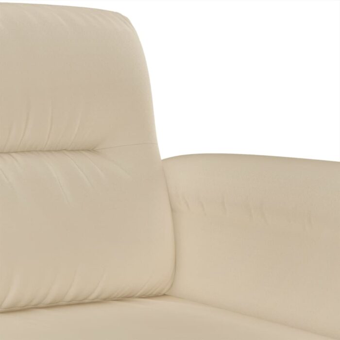 Chaise de canapé crème 60 cm tissu microfibre – Image 4