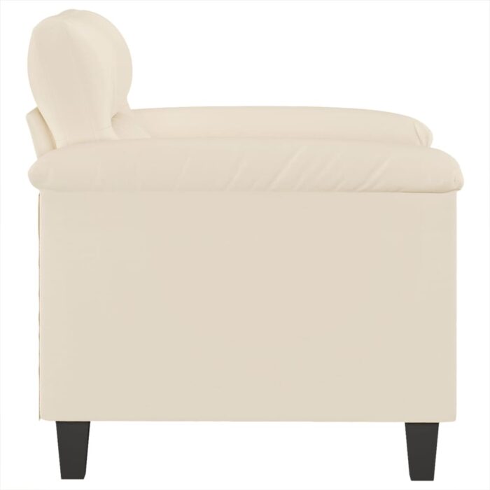Chaise de canapé beige 60 cm tissu microfibre – Image 2