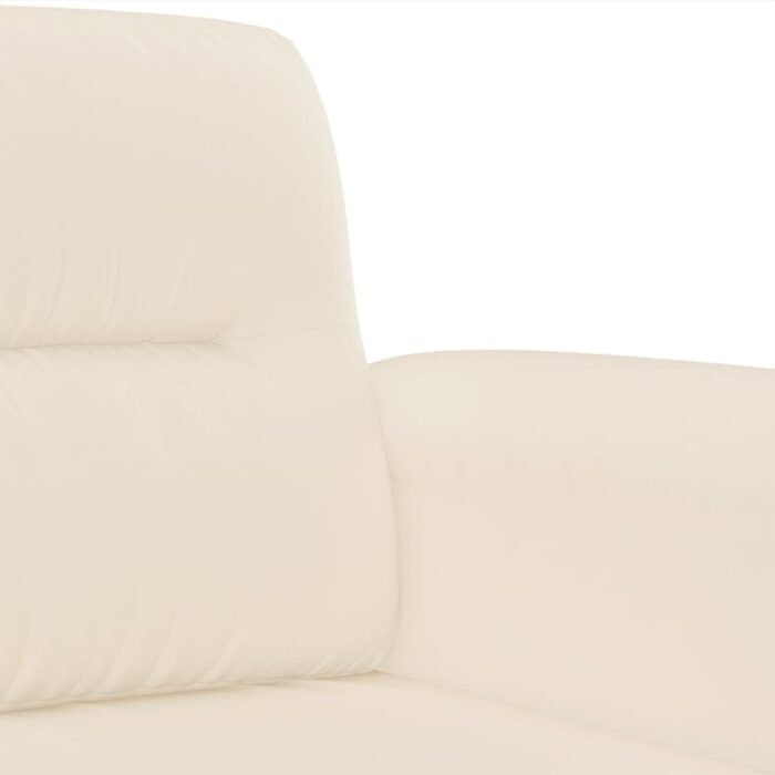 Chaise de canapé beige 60 cm tissu microfibre – Image 4