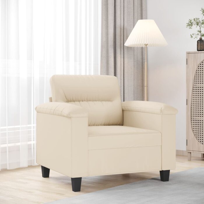 VXL8721012136397_m_en_hd_1.jpg Chaise de canapé beige 60 cm tissu microfibre – Image 1