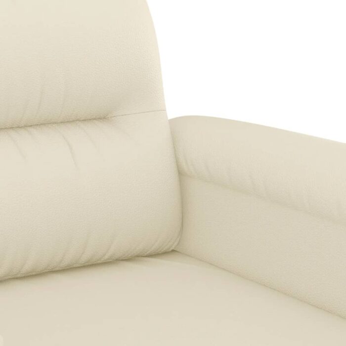 Fauteuil Crème 60 cm Similicuir – Image 4