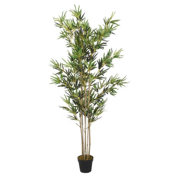 Bambou artificiel 1380 feuilles 200 cm vert – Image 1
