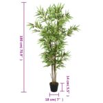 Bambou artificiel 1288 feuilles 180 cm vert – Image 3