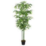Bambou artificiel 384 feuilles 120 cm vert