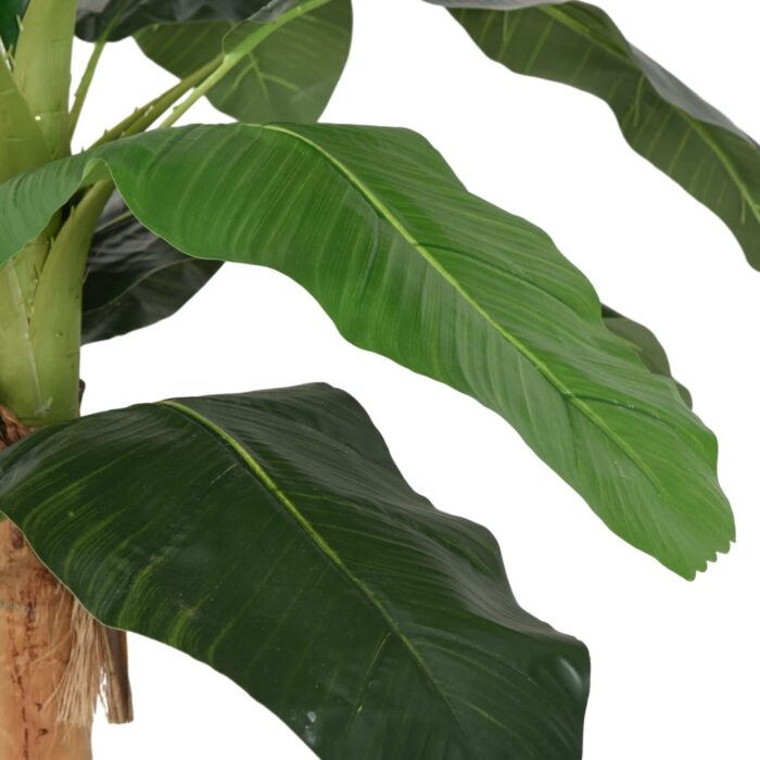 Bananier artificiel 19 feuilles 180 cm vert – Image 2