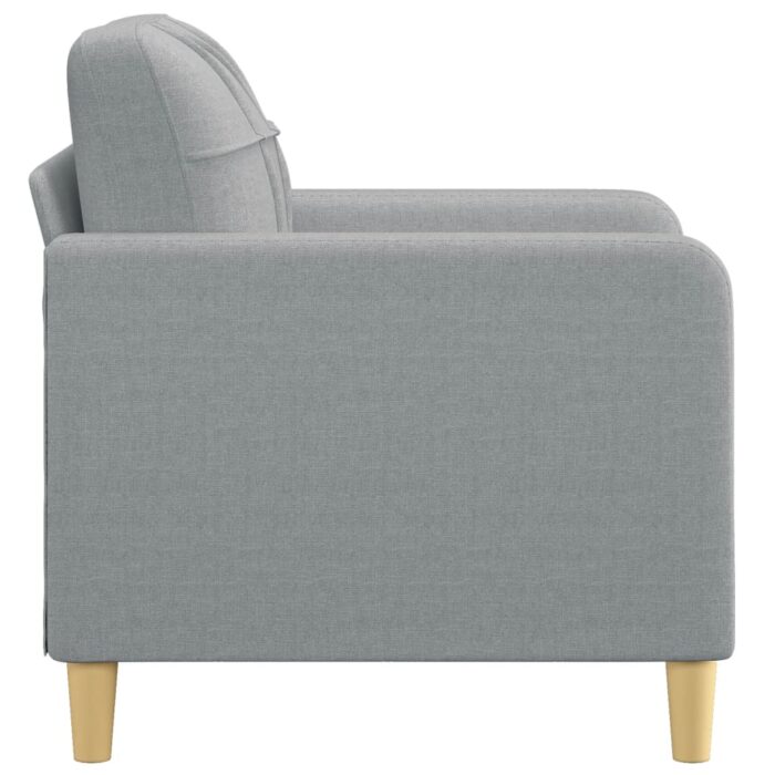 Fauteuil Gris clair 60 cm Tissu – Image 2