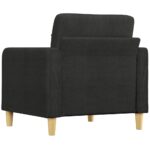 Fauteuil Noir 60 cm Tissu – Image 3