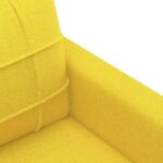 Fauteuil Jaune clair 60 cm Tissu – Image 4