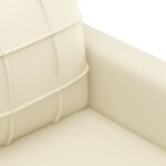 Fauteuil Crème 60 cm Similicuir – Image 4