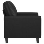 Fauteuil Noir 60 cm Similicuir – Image 2