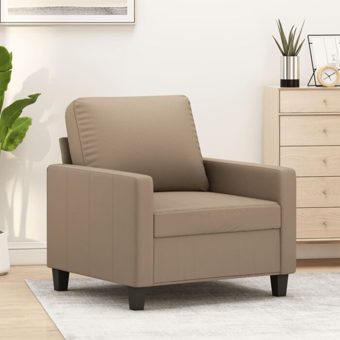 Fauteuil Cappuccino 60 cm Similicuir – Image 1